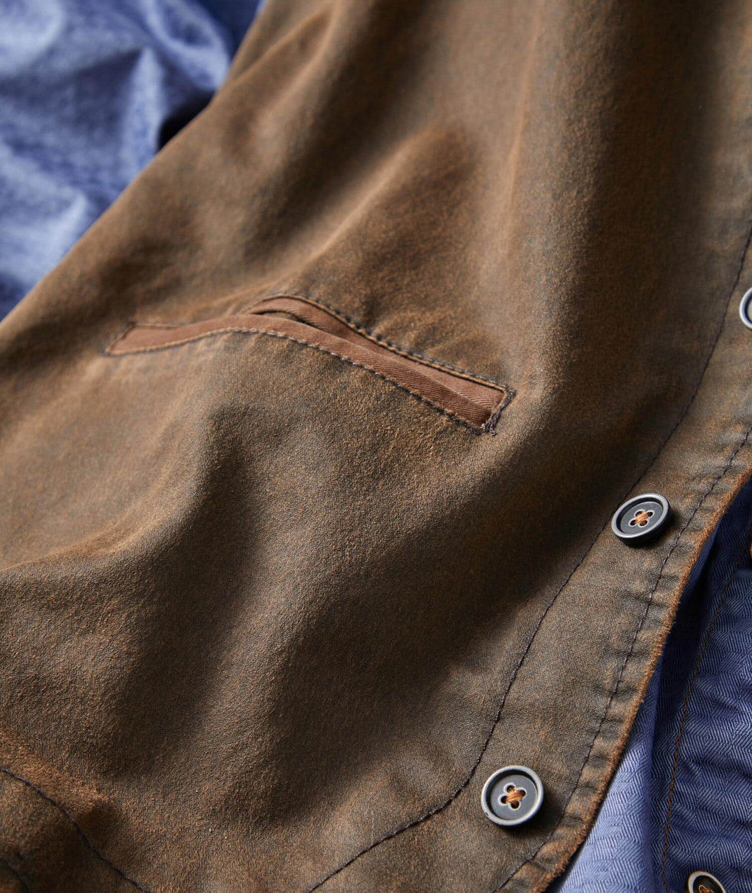 Casual Cotton Suede Vest