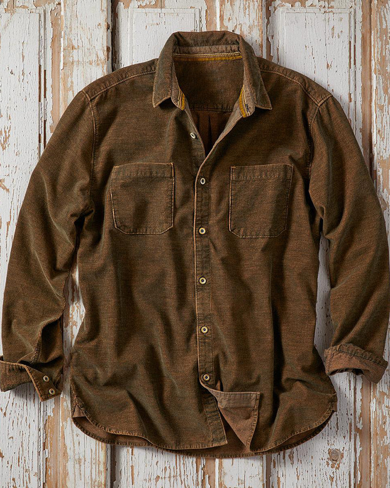 Men's Double Pocket Cord Shirt