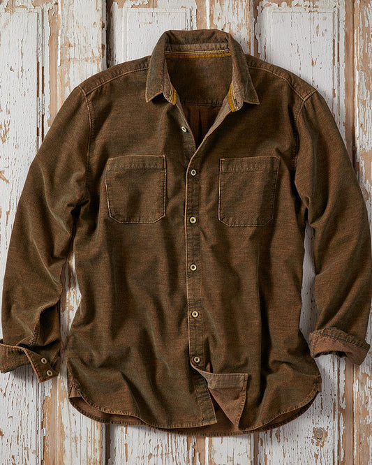 Men's Double Pocket Cord Shirt