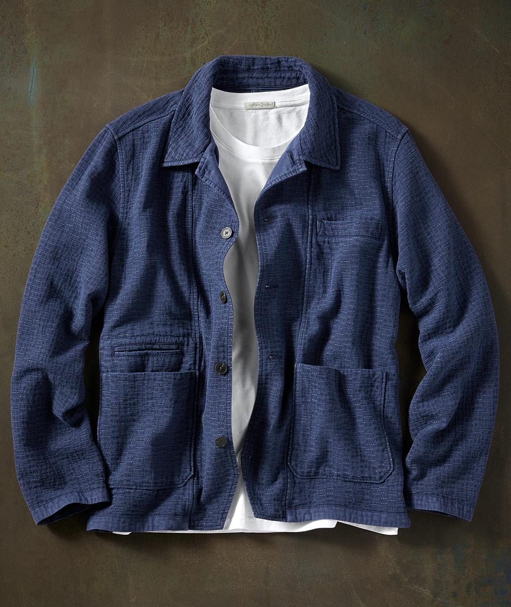 Men's Shibori Chore Coat