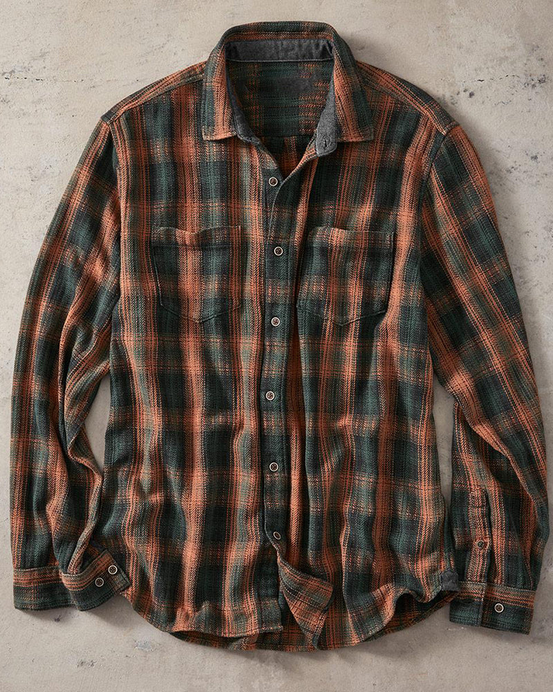 Casual Treeline Plaid Shirt