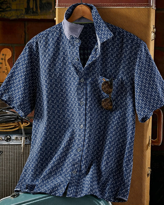 Short Sleeve Dobby Shirt