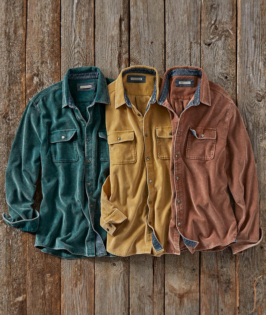 Men's Vintage Washed Cord Jacket