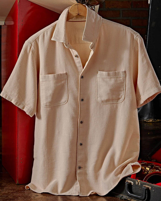 Men's Short Sleeve Button-Up Shirt