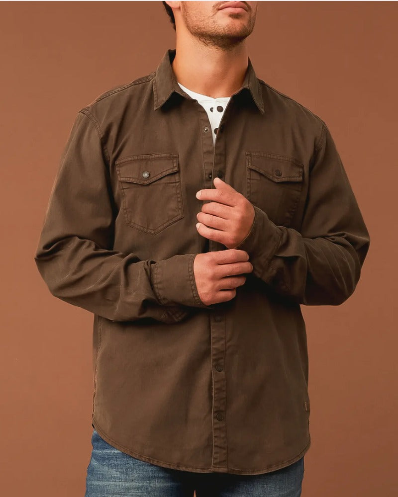Washed Athletic Stretch Shirt