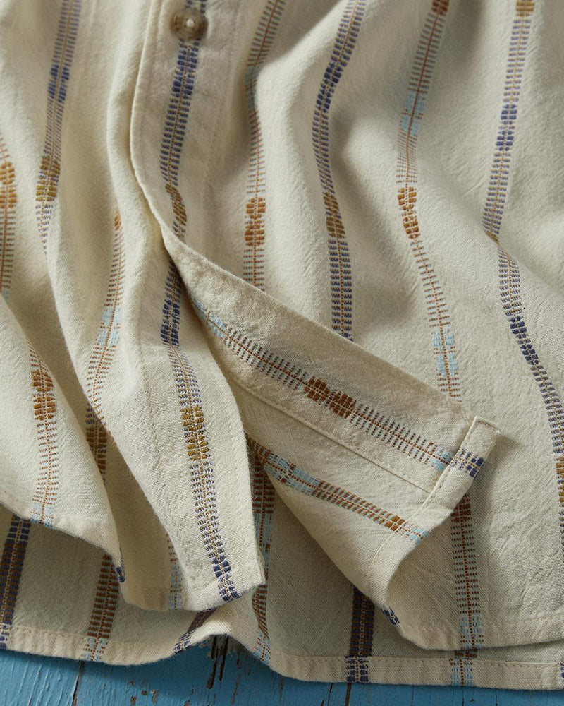 Men's Striped Short Sleeve Pocket Shirt