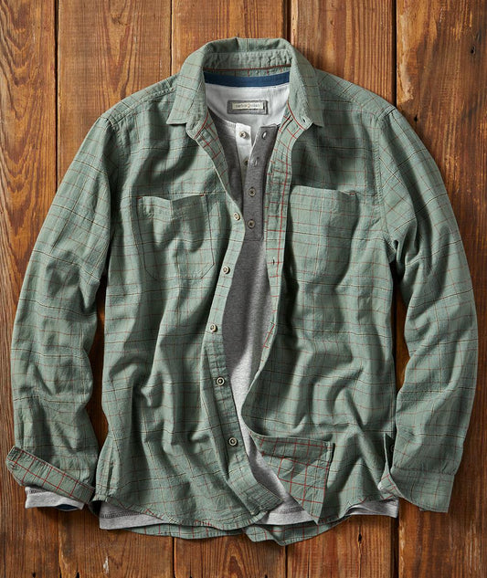Men's Midcentury Plaid Shirt