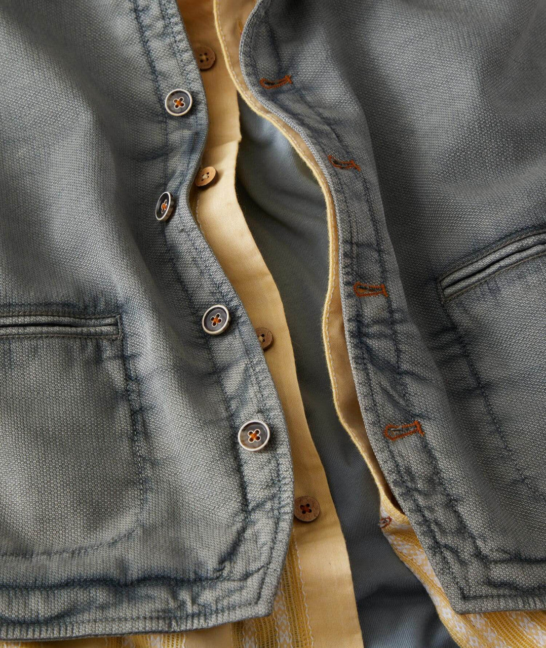 Casual Slub Piqué Vest