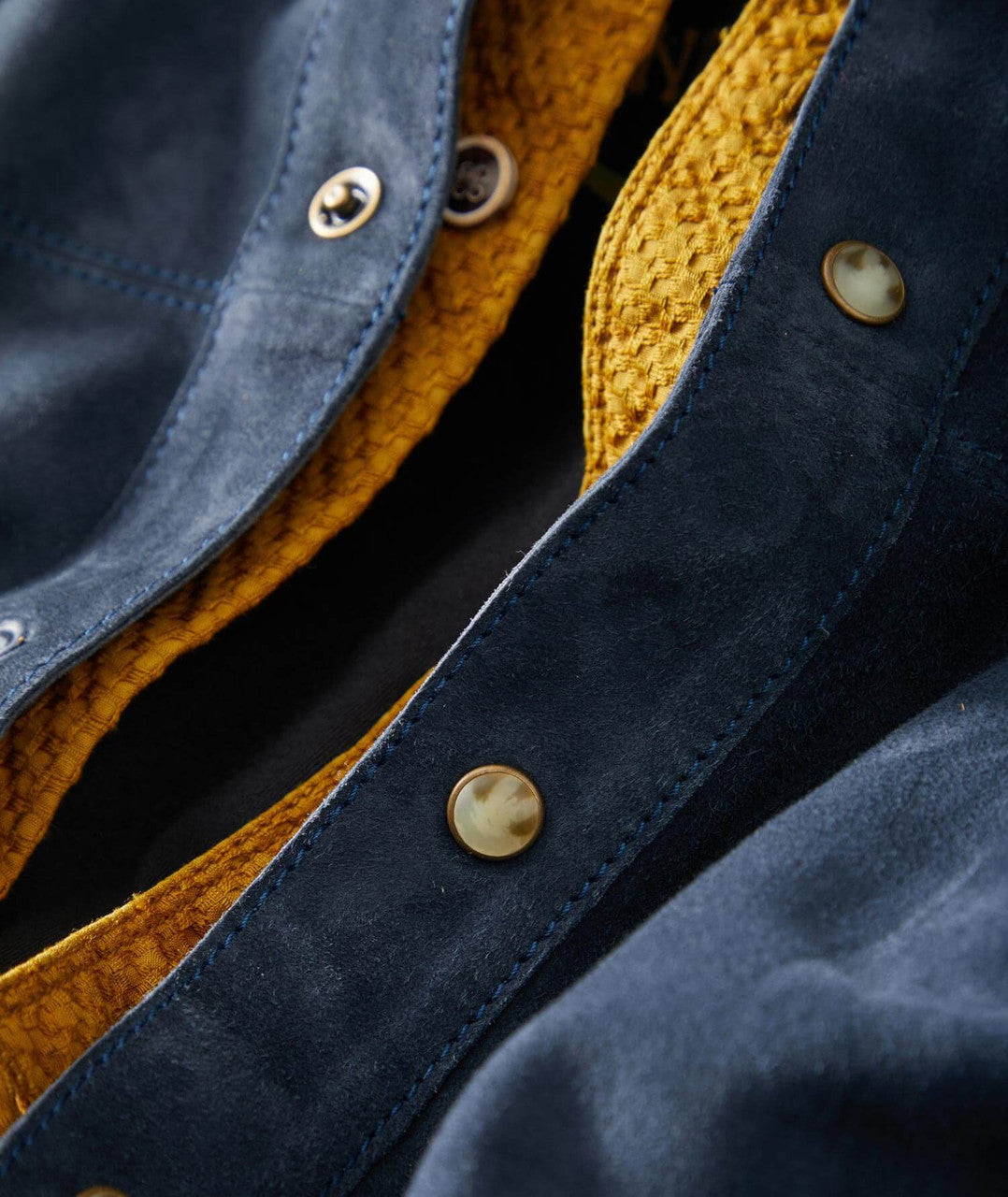 Goat Suede Leather Jacket Shirt