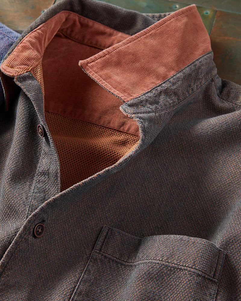 Men's Textured Chest Pocket Shirt