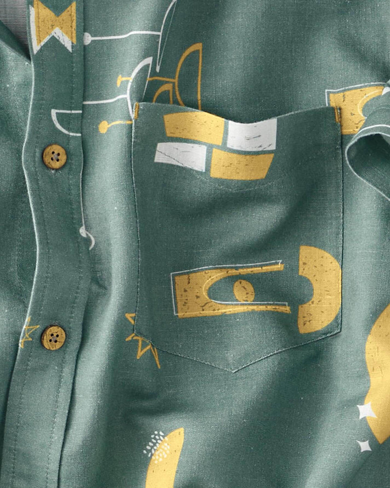 Funky Abstract Pattern Shirt