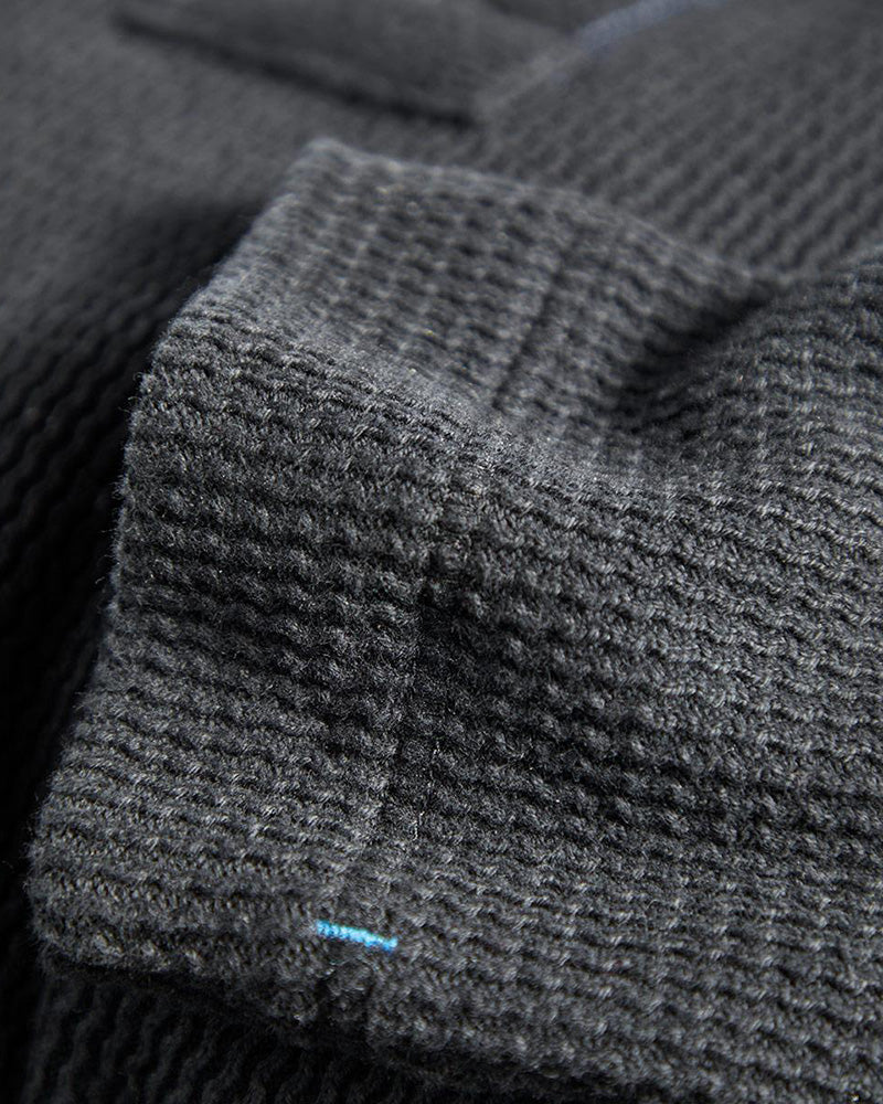 Men's Ripple Texture Half-Zip Pullover