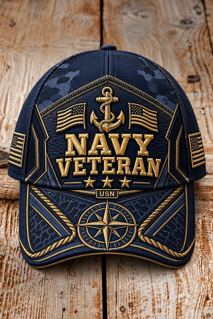 U.S. Navy Veteran Honor Legacy Embroidered Cap